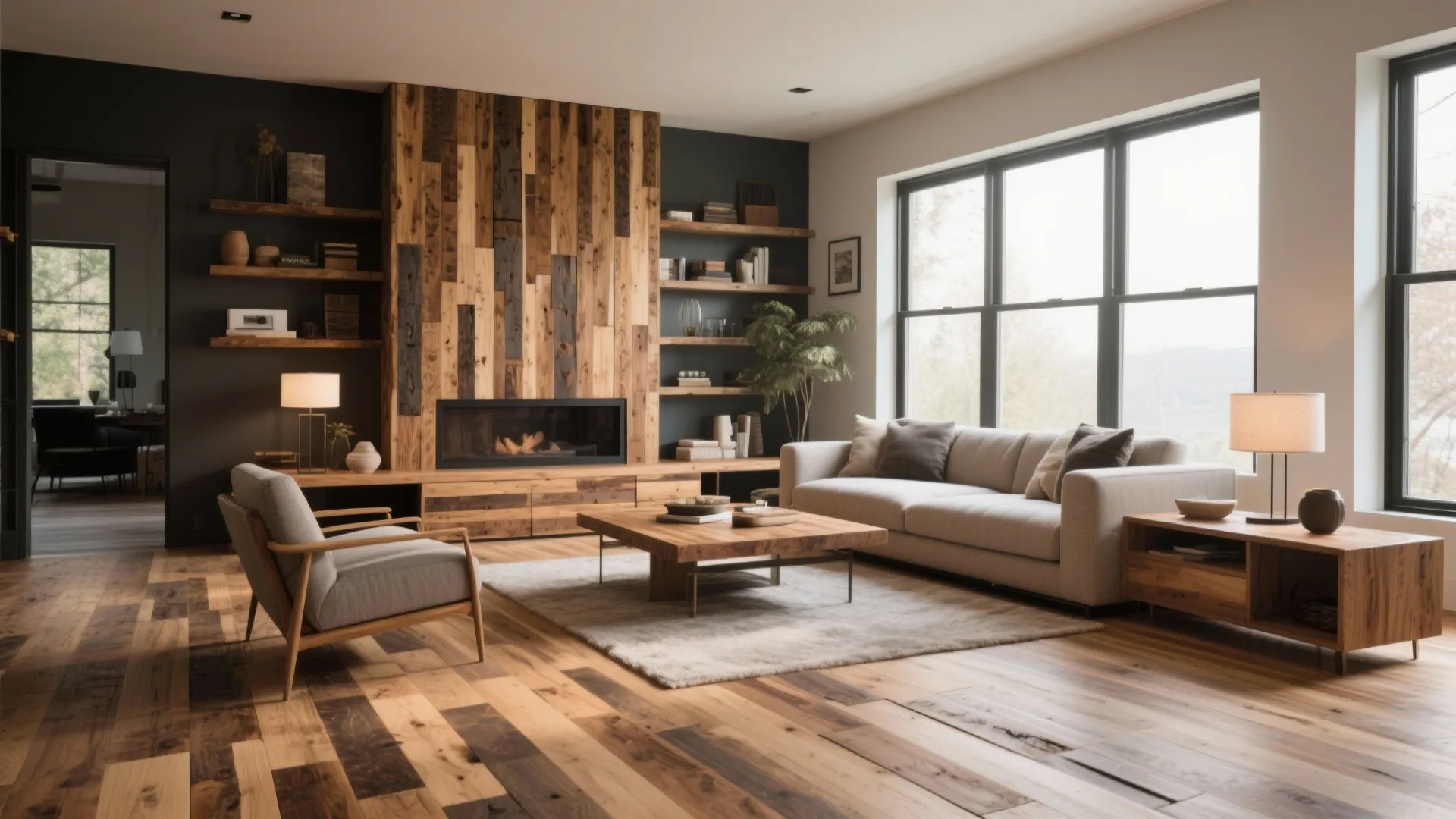 10. Mixed Width Planks for Visual Interest