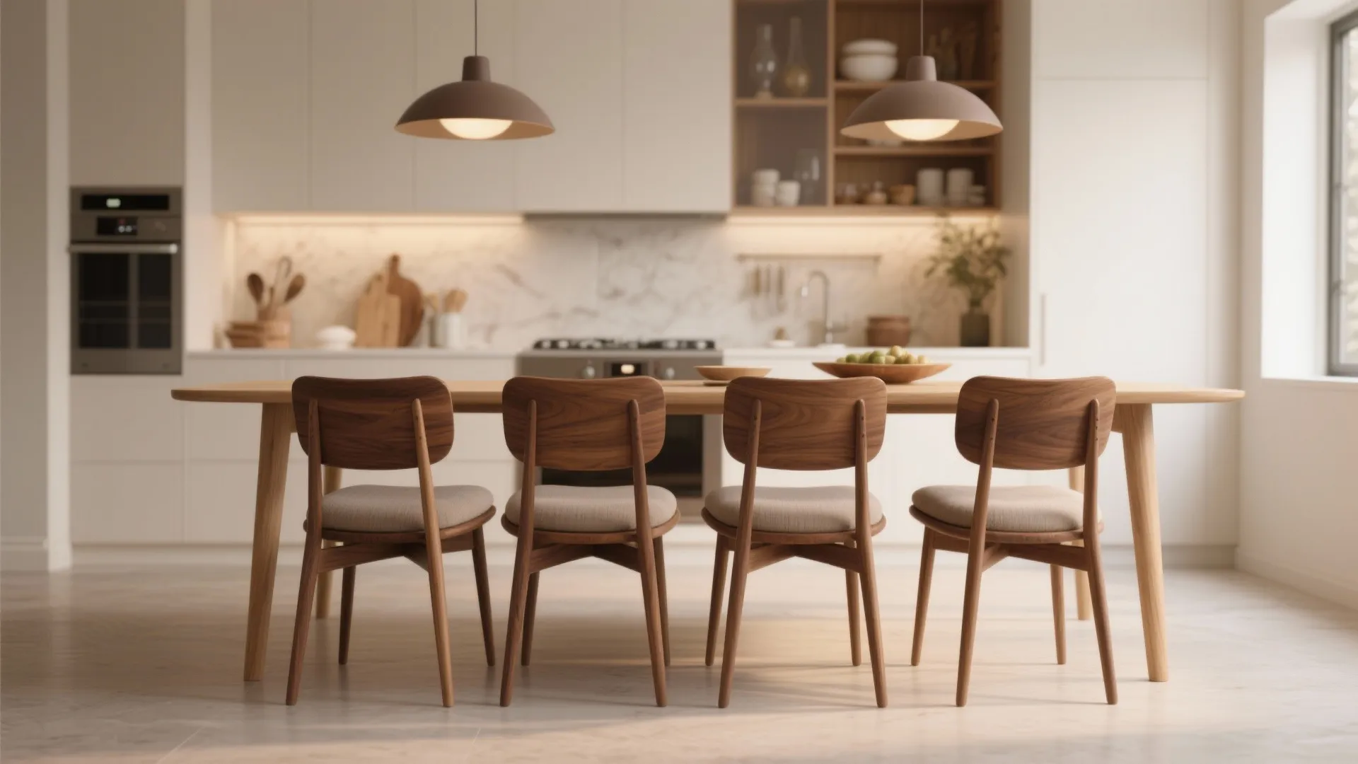 3. Mixed wood tones for contrast