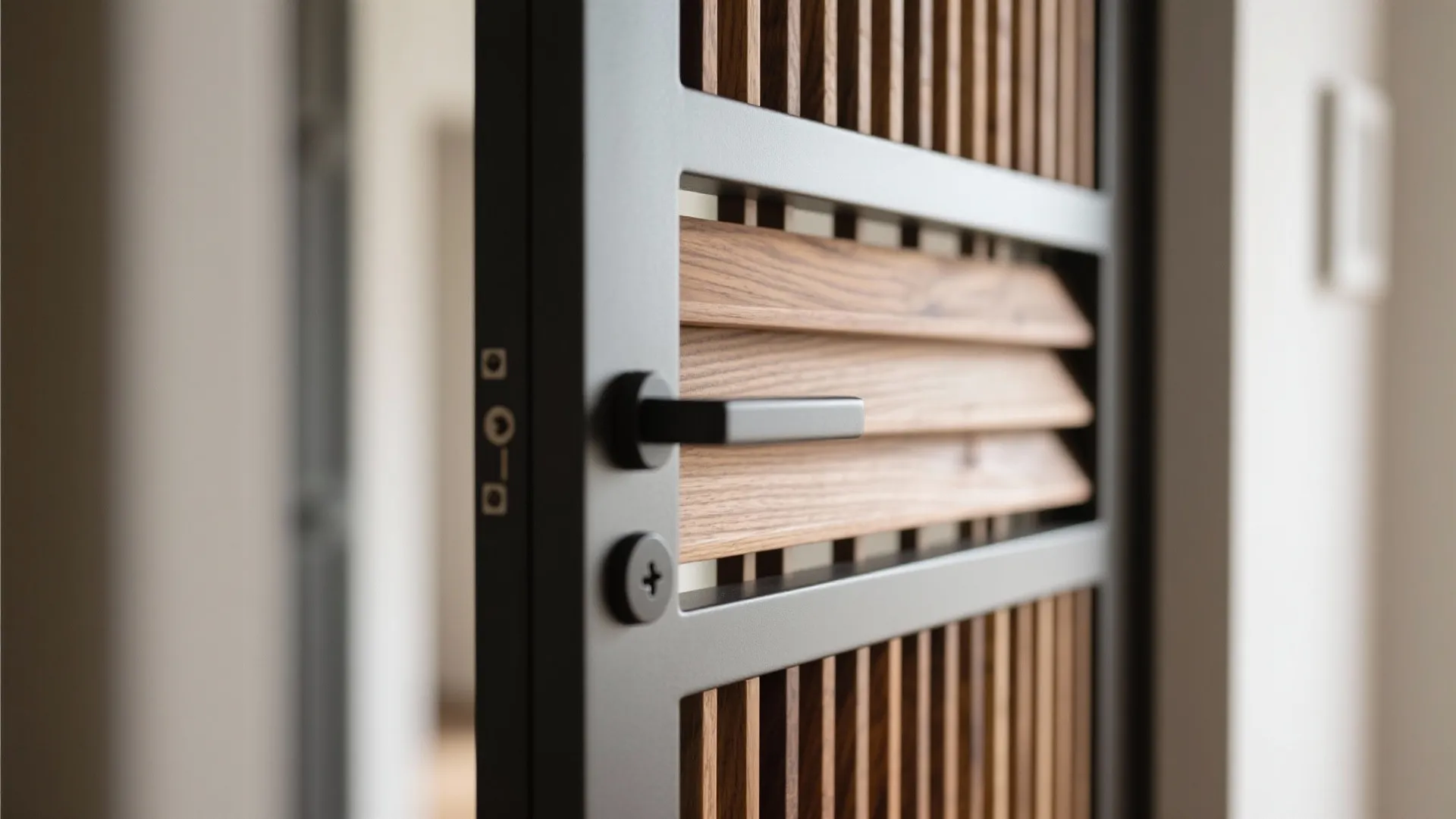 Mixed Materials: Wood Warmth + Metal Strength