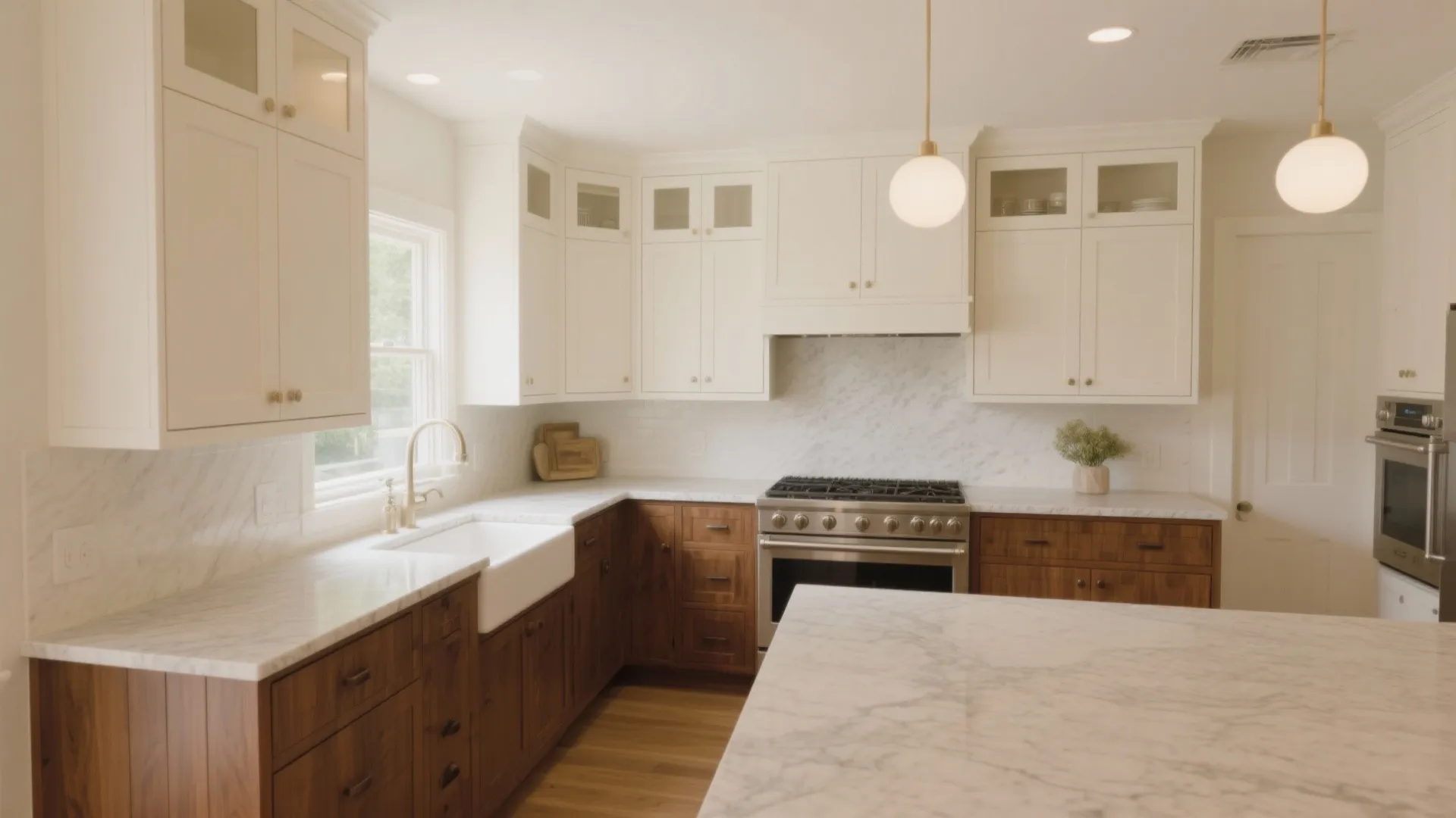 2. Mix Wood with Painted Accents