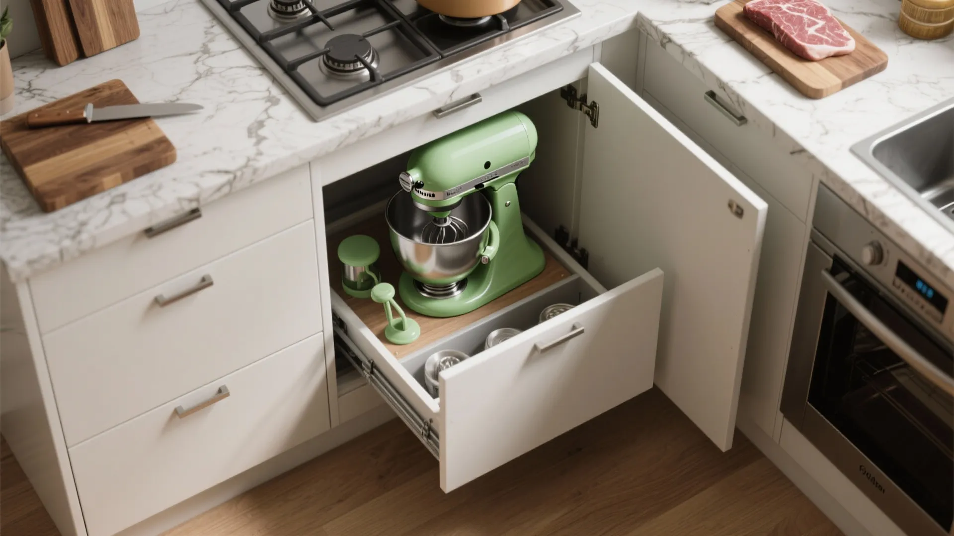 4. Integrate into a compact workstation