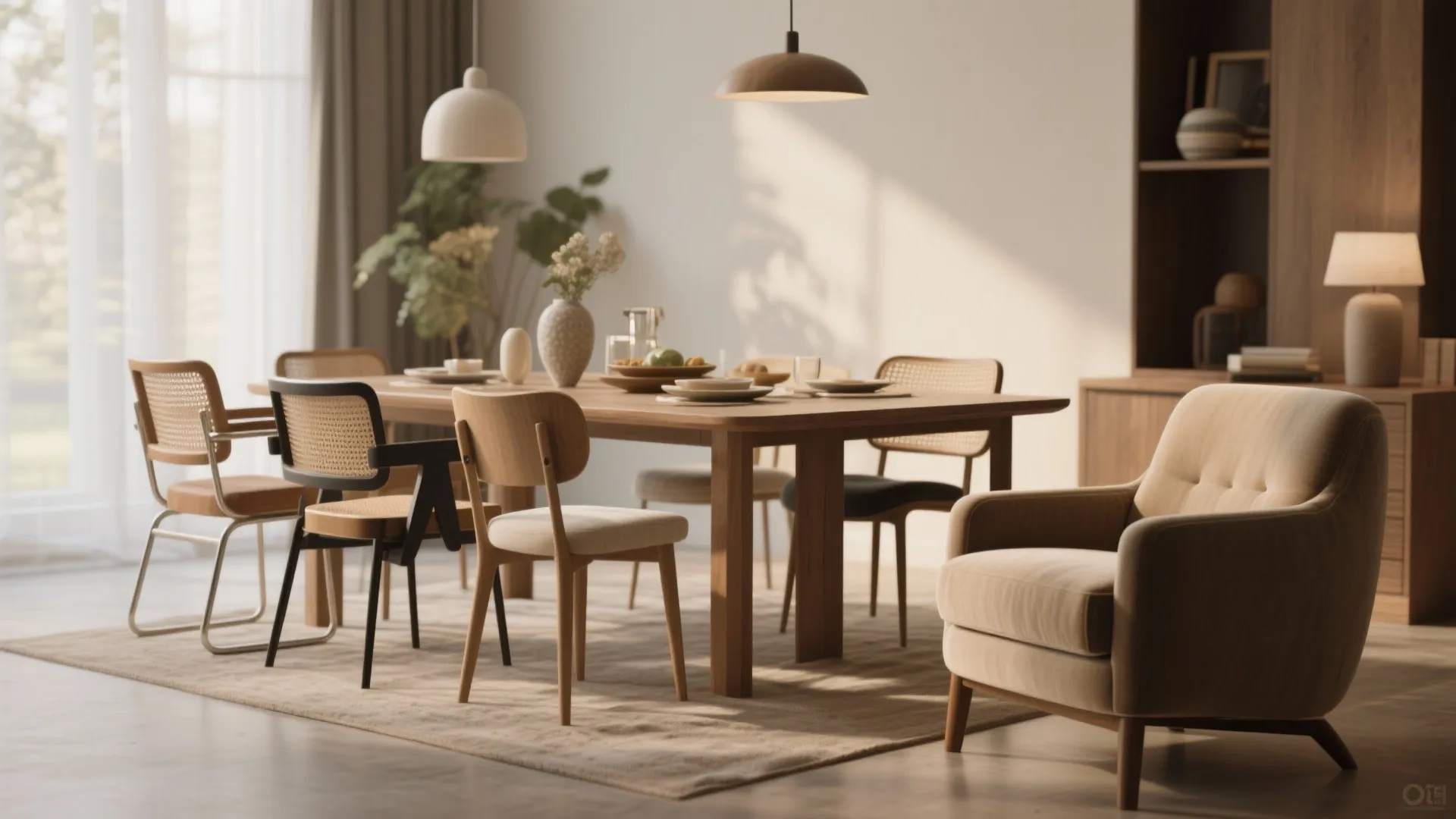 4. Mixing Chair Styles