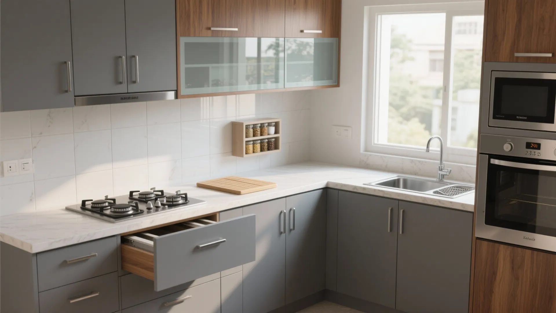 5 Small Kitchen Design Ideas for 2 BHK Flats: Smart ways to design a small kitchen for your 2 BHK flat in Miyapur, Hyderabad—layout, storage, finishes, and appliances that really work.