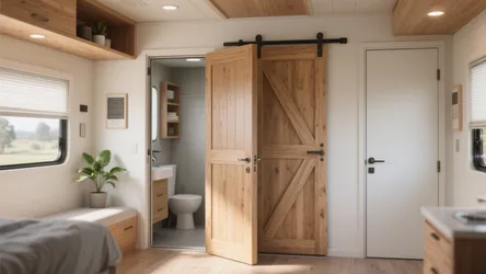 5 Small Bathroom Door Ideas for Mobile Homes