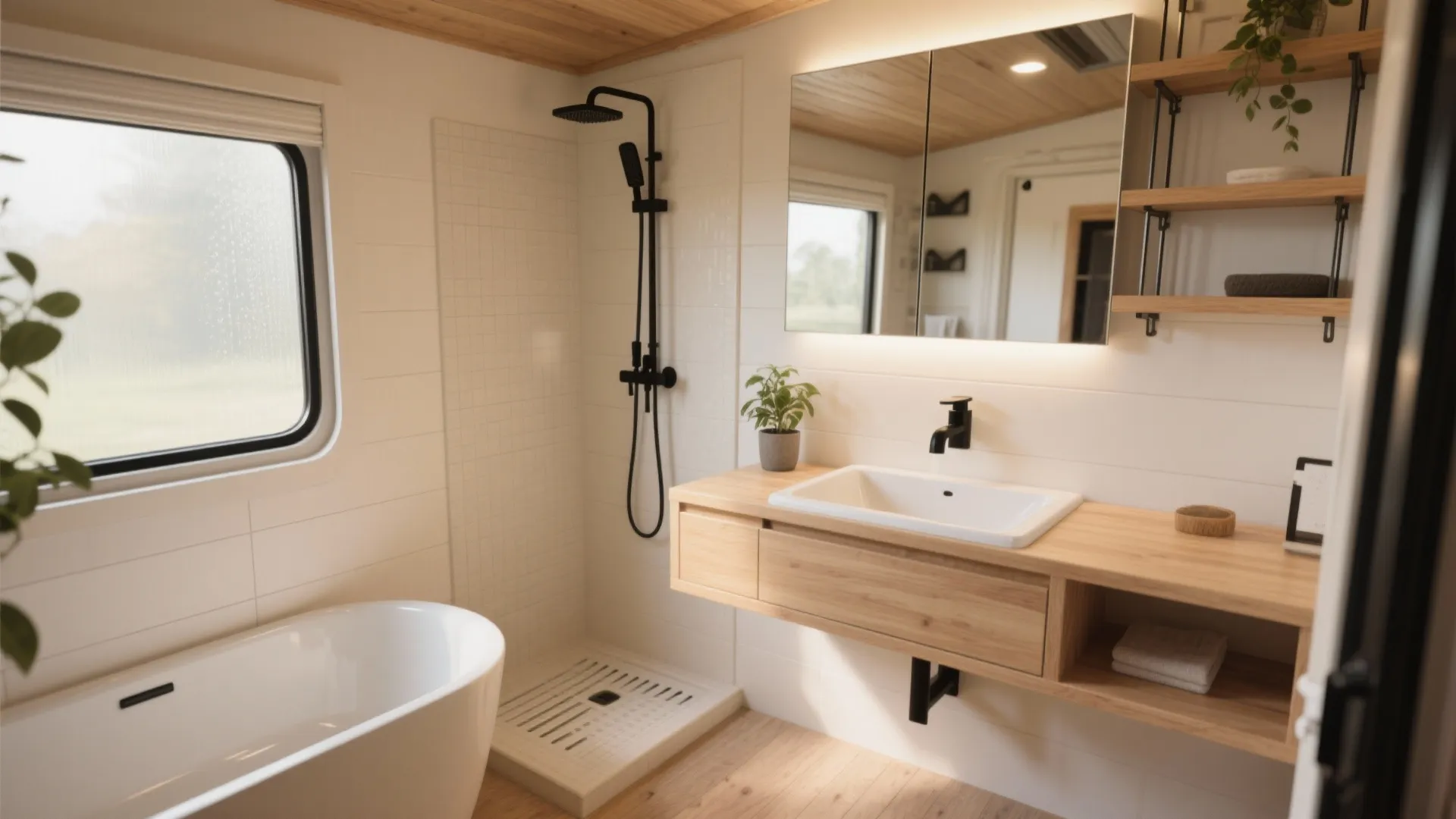 Mobile Home Bathroom Ideas: 5 Small-Space Tips: Creative, practical decorating ideas for tiny mobile home bathrooms from a 10+ year designer
