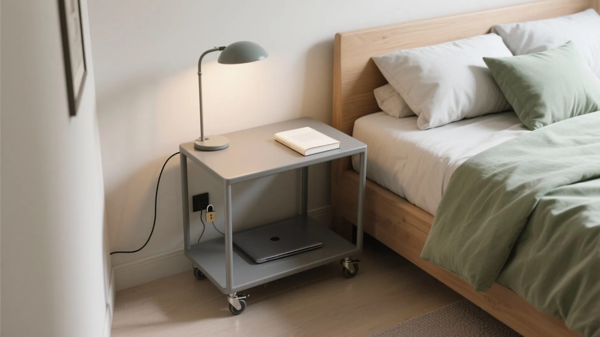 Small Bedside Table on Wheels: Compact Versatility for Any Space