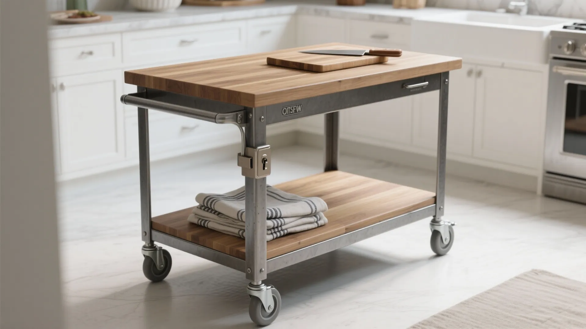 4. Mobile island or butcher’s cart