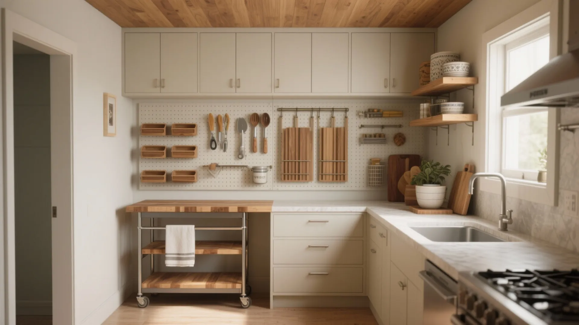 Vertical Space, Smart Organizers, and a Mobile Island