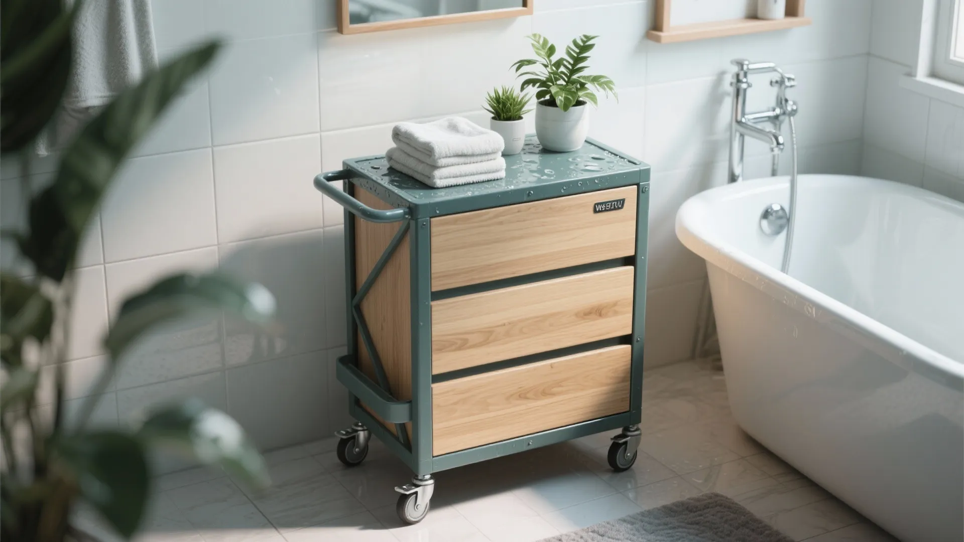 5. Mobile island cart for flexibility