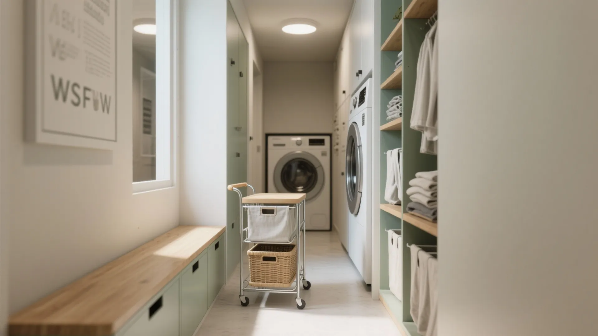 5. Mobile carts, zone planning, and multifunction furniture