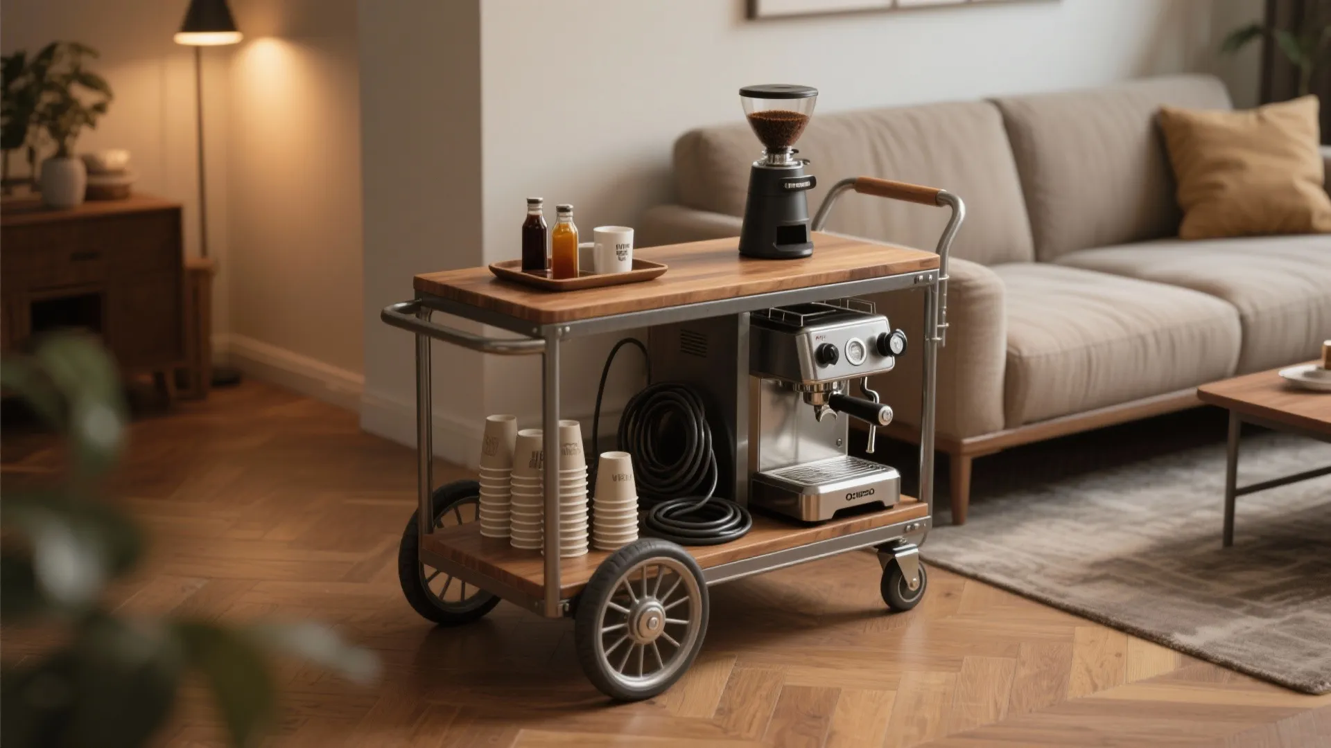1. Mobile Coffee Cart
