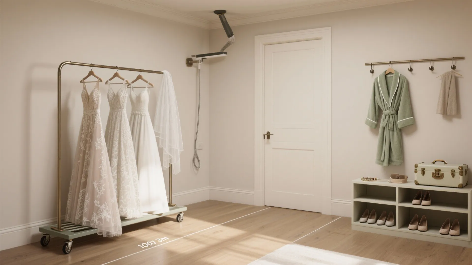Idea 3: Dress Storage That Moves With You