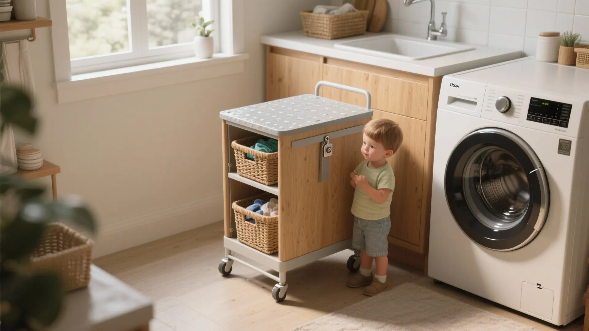 4. Mobile folding island or cart