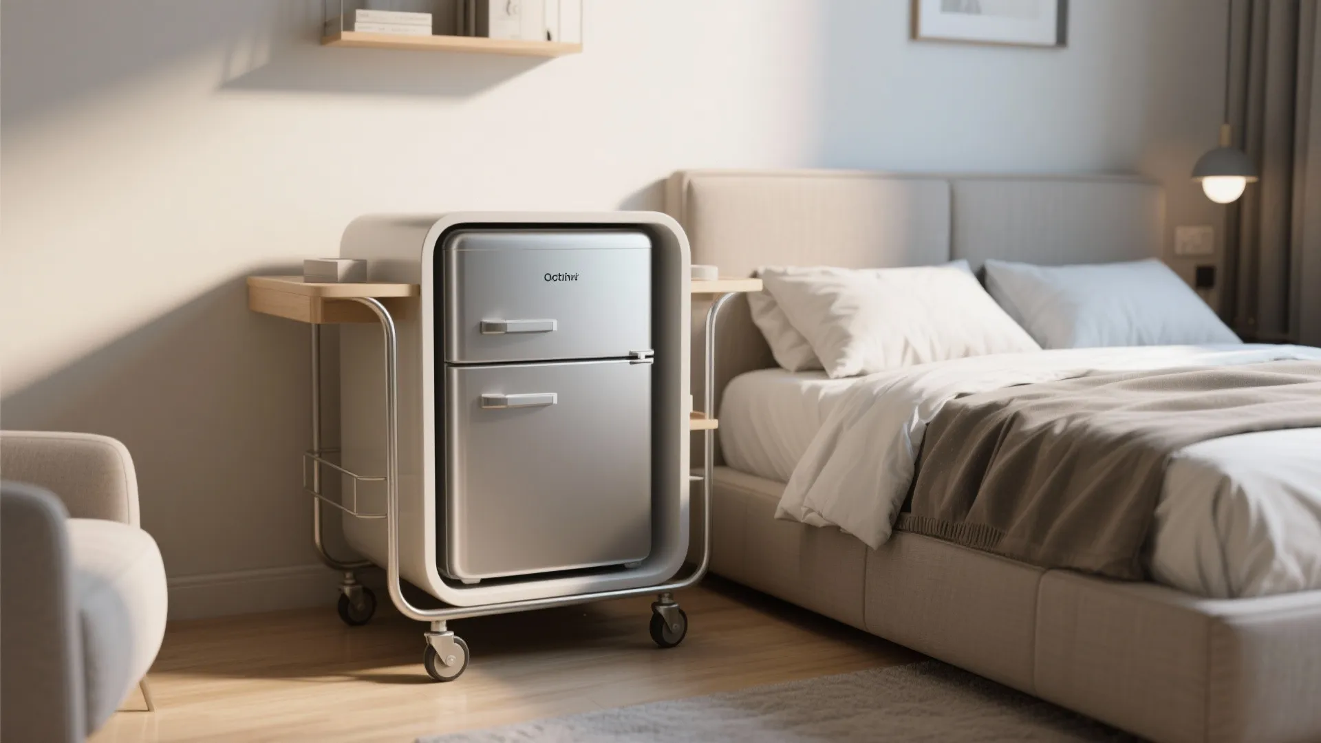 10. Mobile Fridge Cart