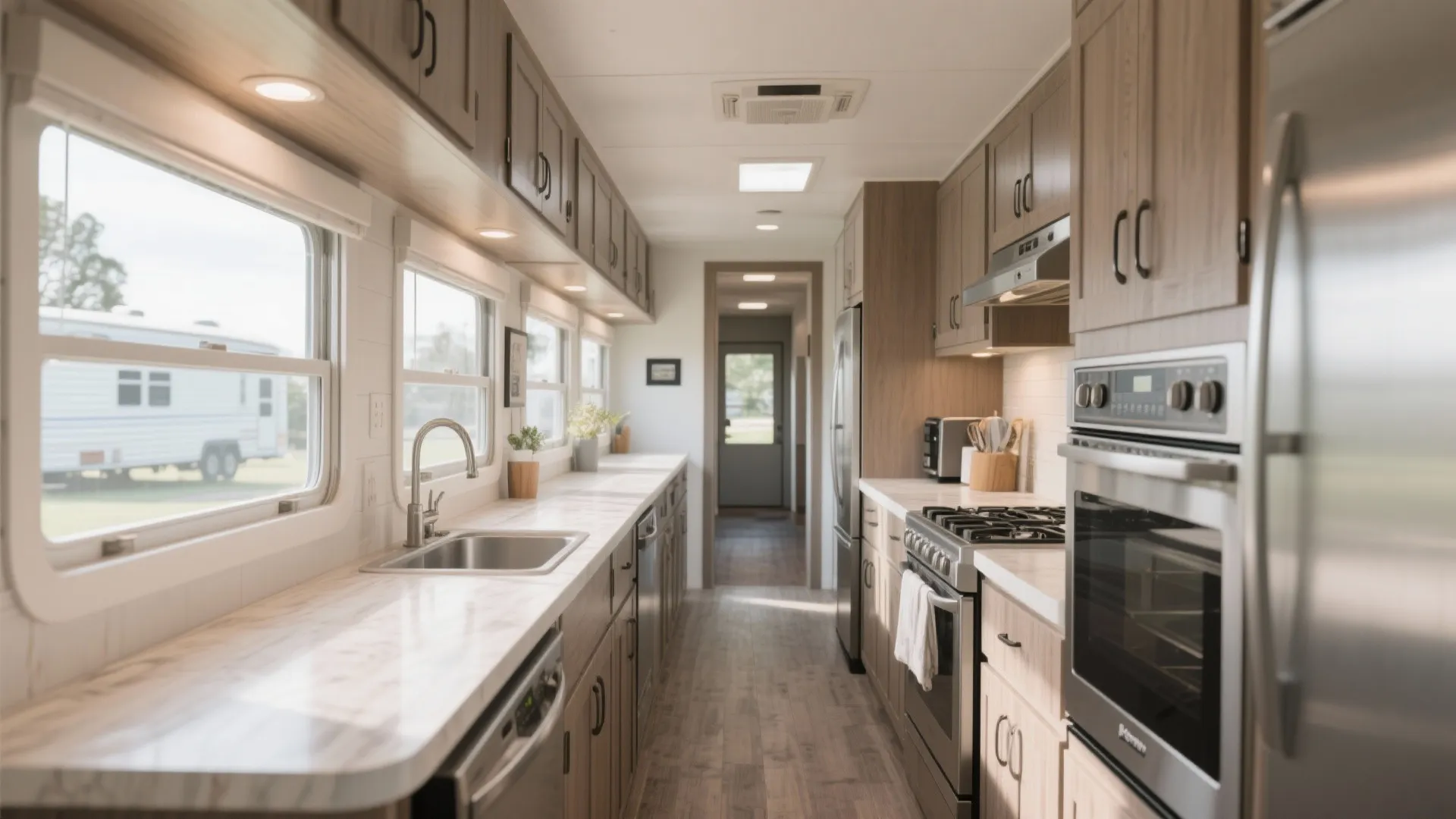 5. Galley-Style Kitchen Upgrade