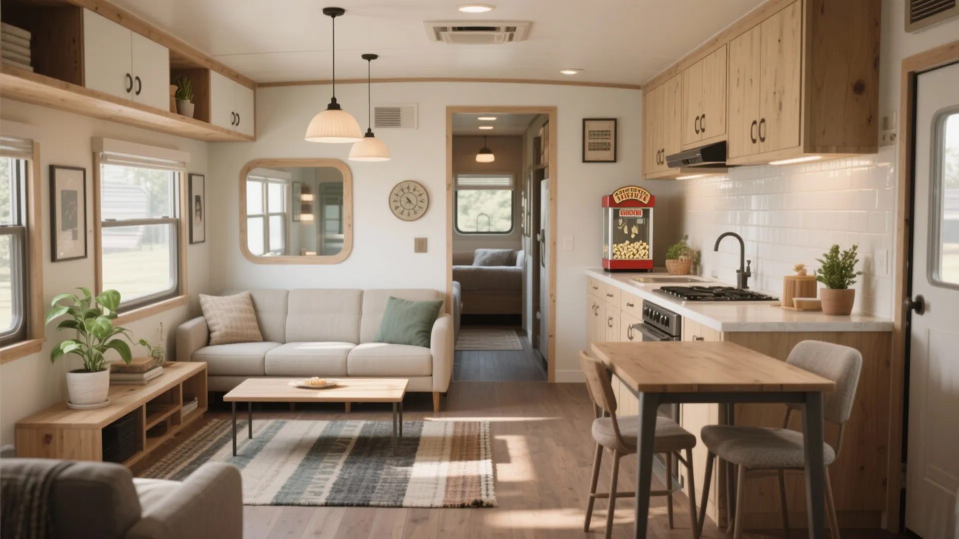 Compact Charm: 5 Ideas for a 2-Bed 2-Bath Mobile Home: Smart, stylish solutions I’ve used to make small mobile homes feel roomy and luxe