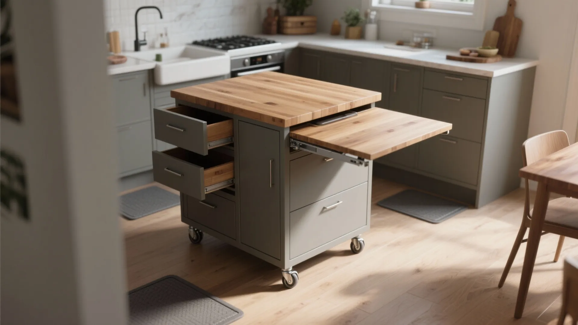 Multi-functional Islands and Folding Solutions