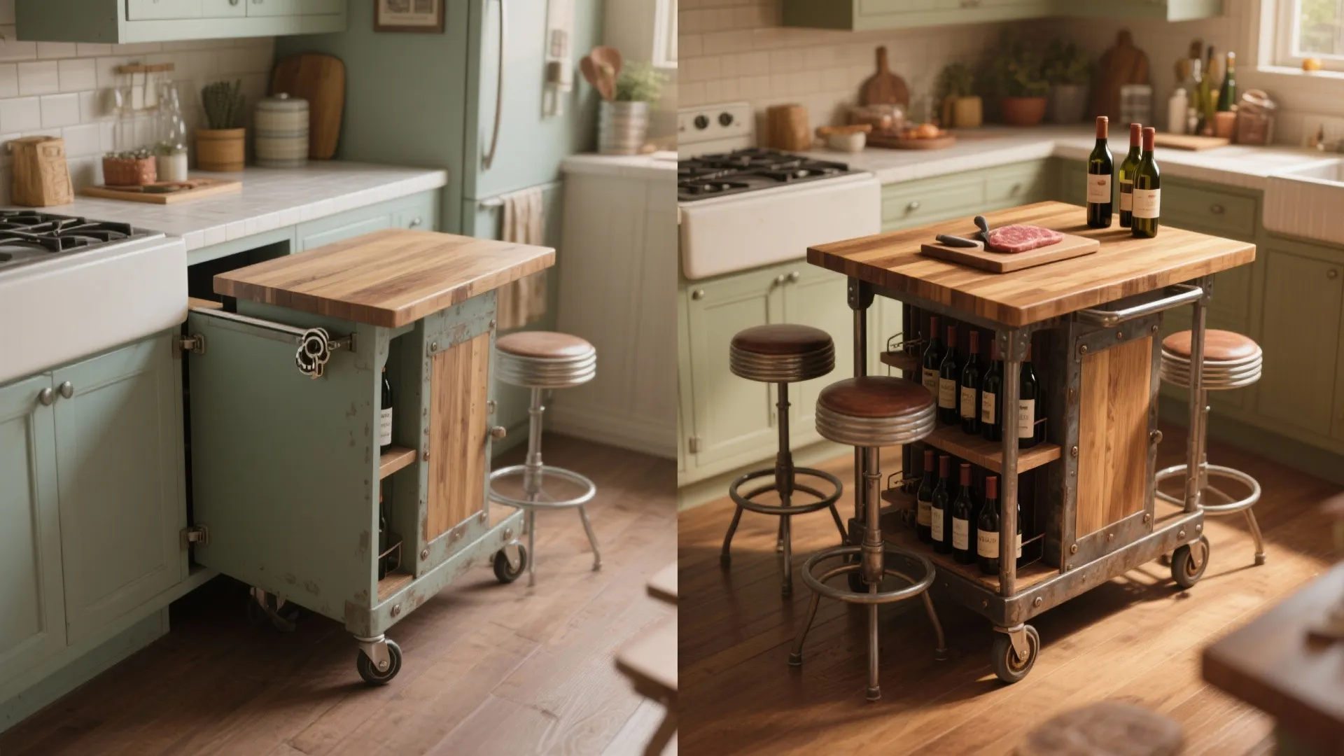 4. Mobile Island or Bar Cart Conversion