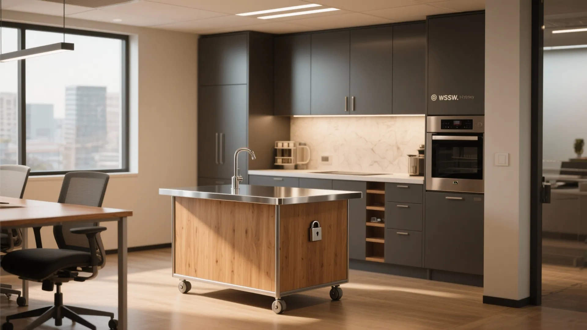 1. Compact Kitchen Islands That Roll