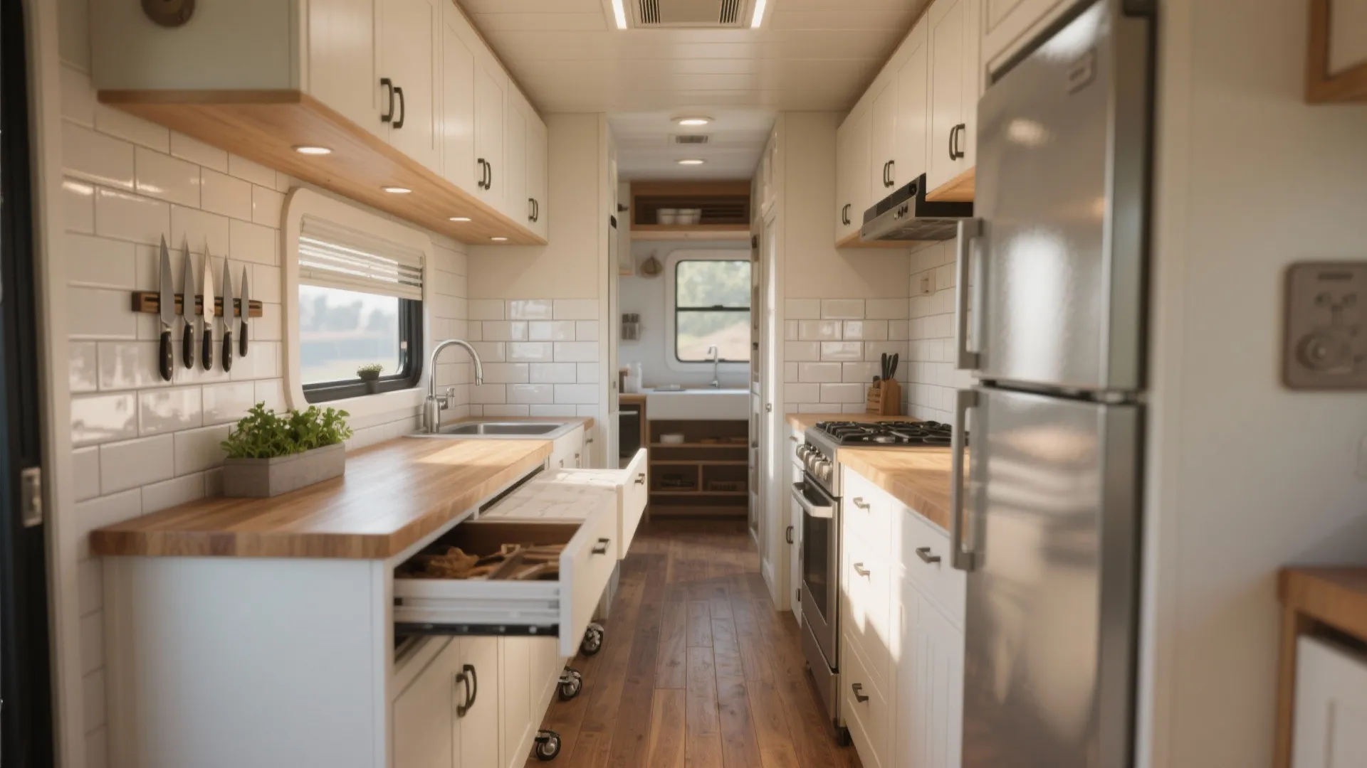Mobile Home Kitchen Ideas — 5 Clever Designs: Space-saving kitchen inspirations for mobile homes and tiny spaces, from layouts to lighting.