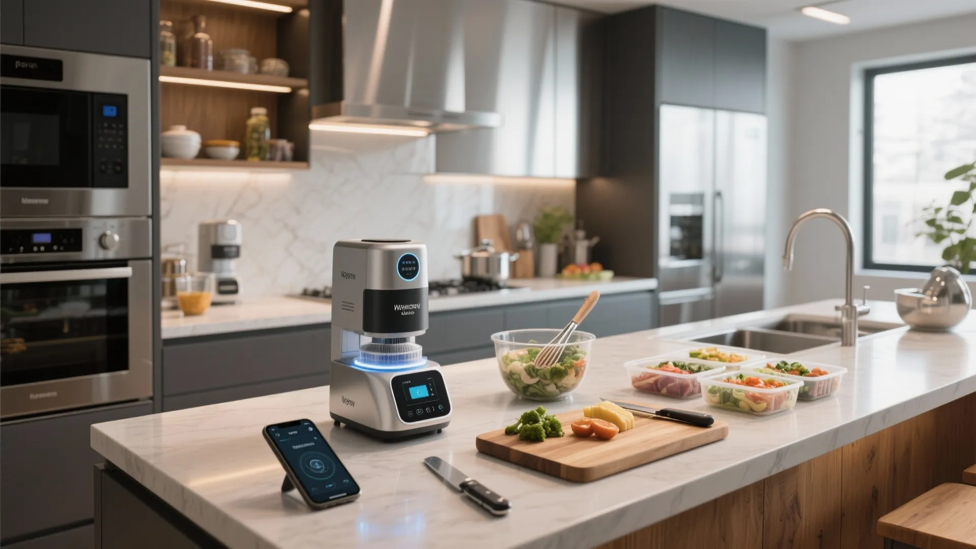 10. Mobile-Controlled Meal Prep Devices