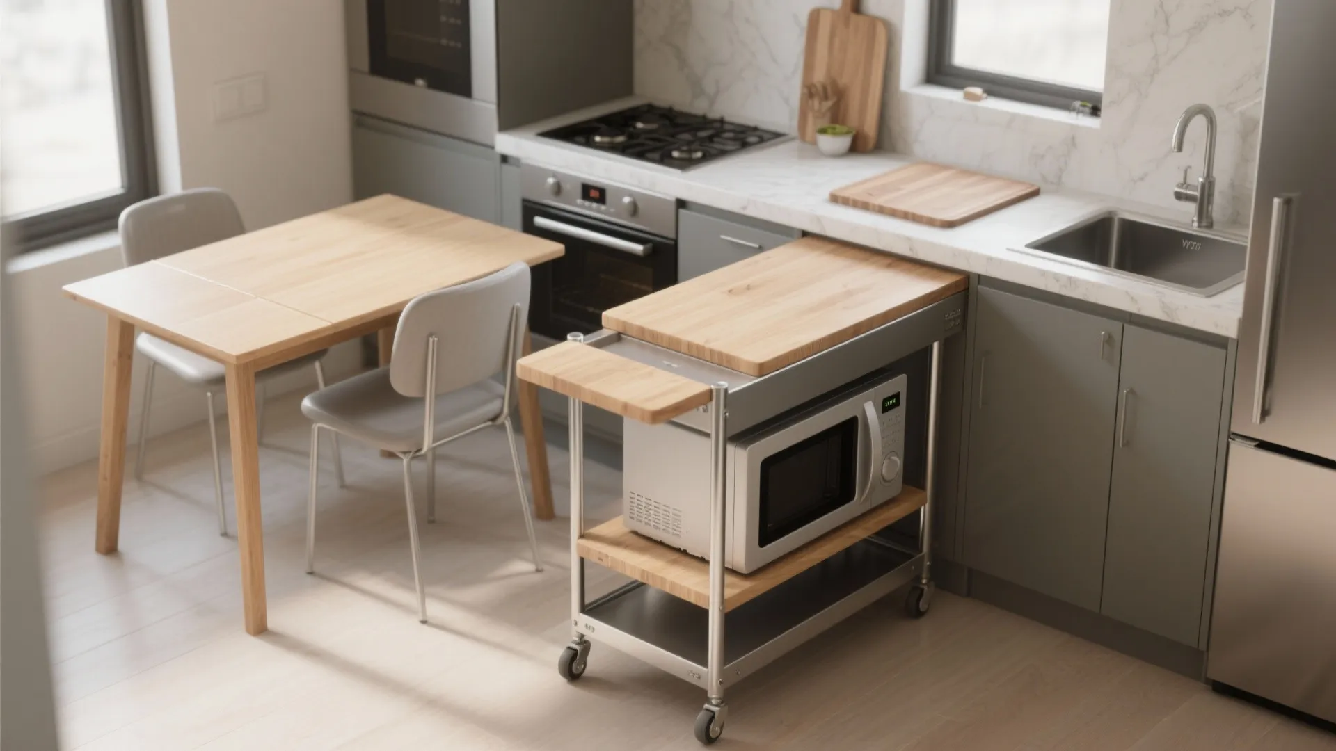 Idea 4: Pick multi-functional pieces that move