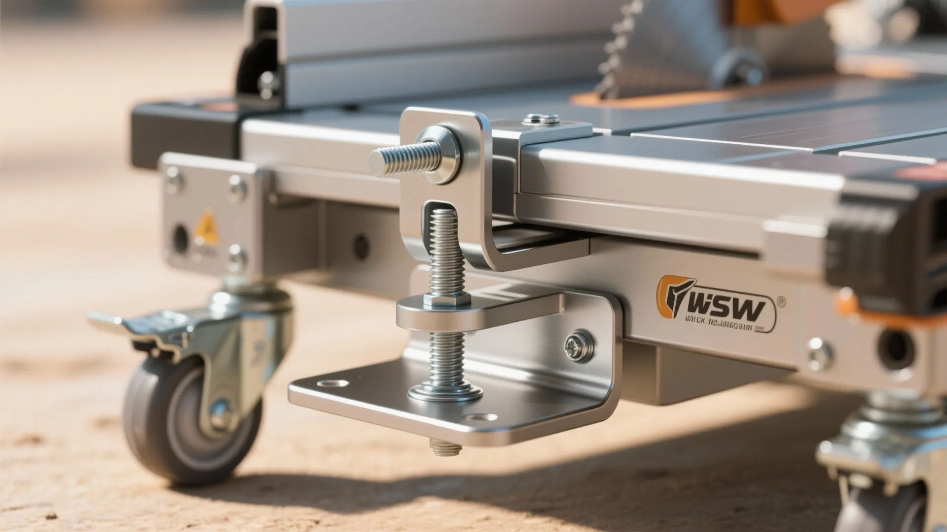 5. Mobile base with quick-release mounts