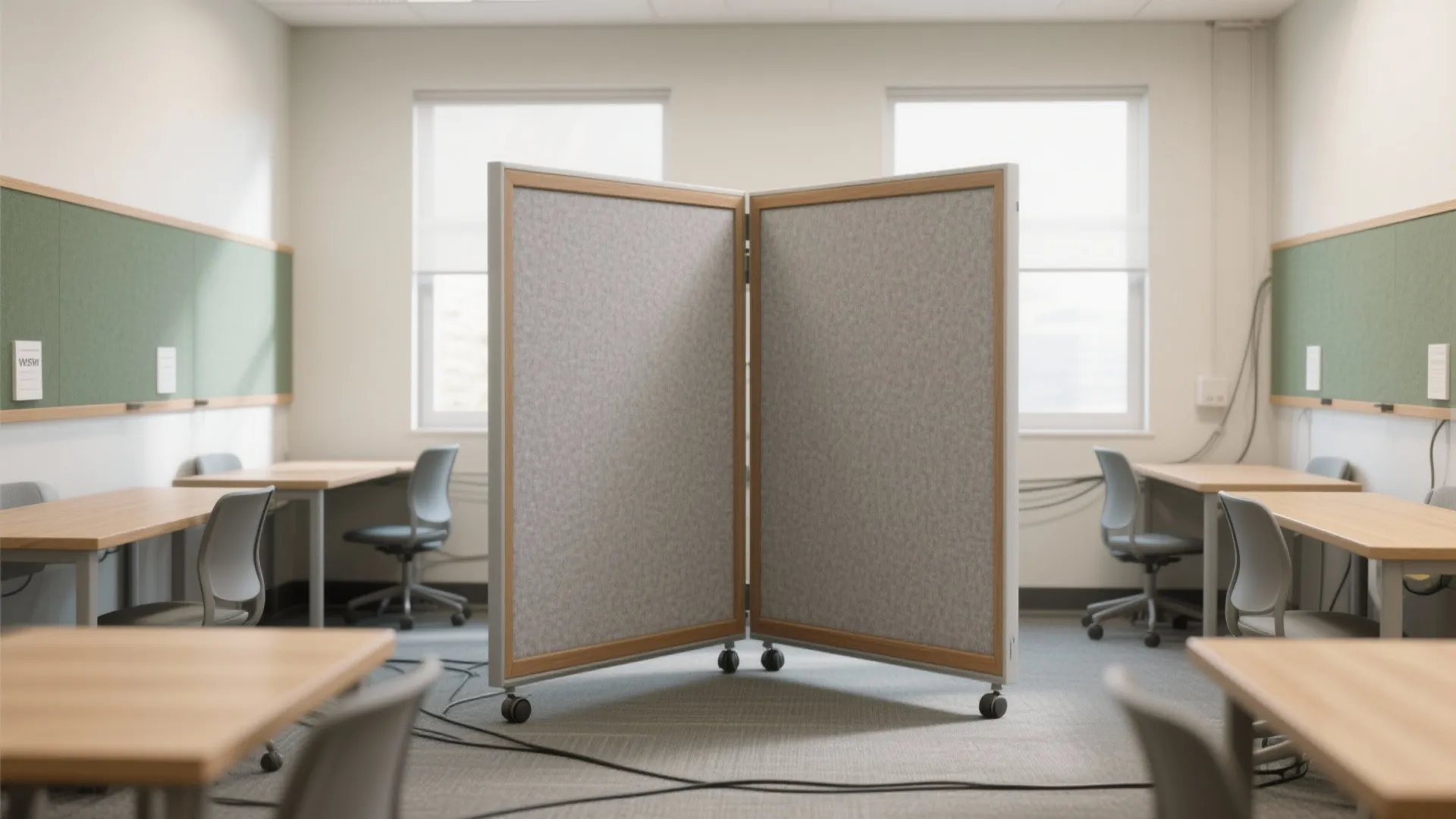 Flexible zoning with mobile screens