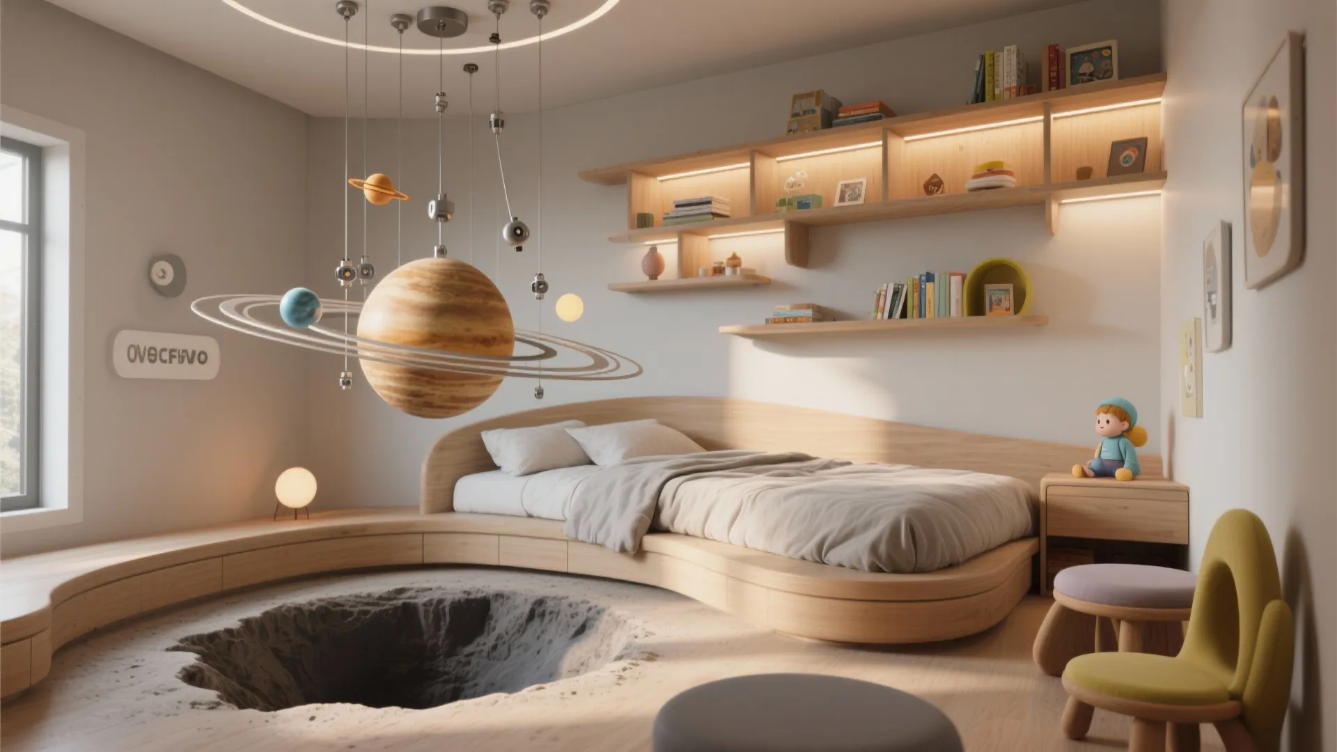 Solar System Mobile and Smart Shelving