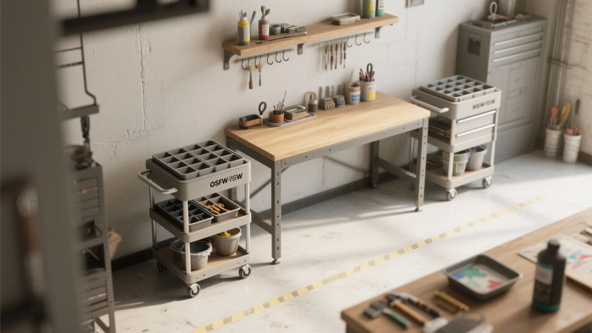 4. Multipurpose surfaces and mobile solutions