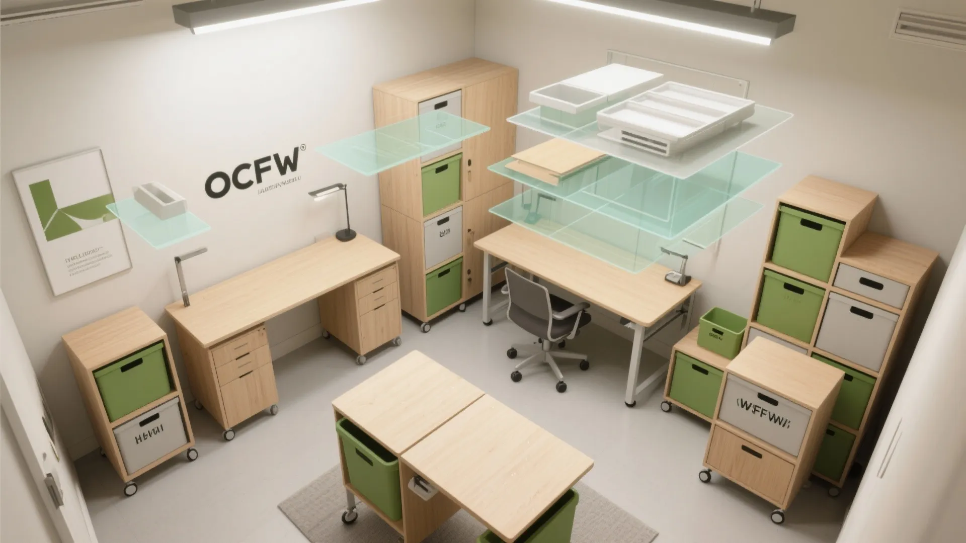 5. Mobile furniture and smart storage