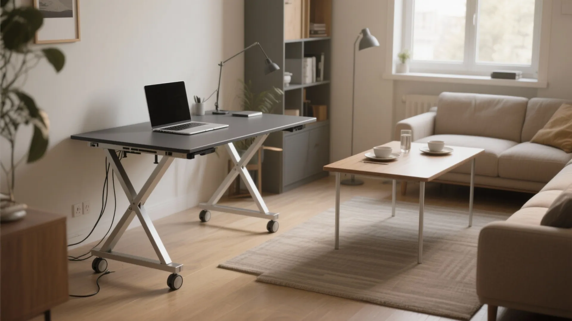 Small Portable Folding Table with Wheels: Space-Saving Essential