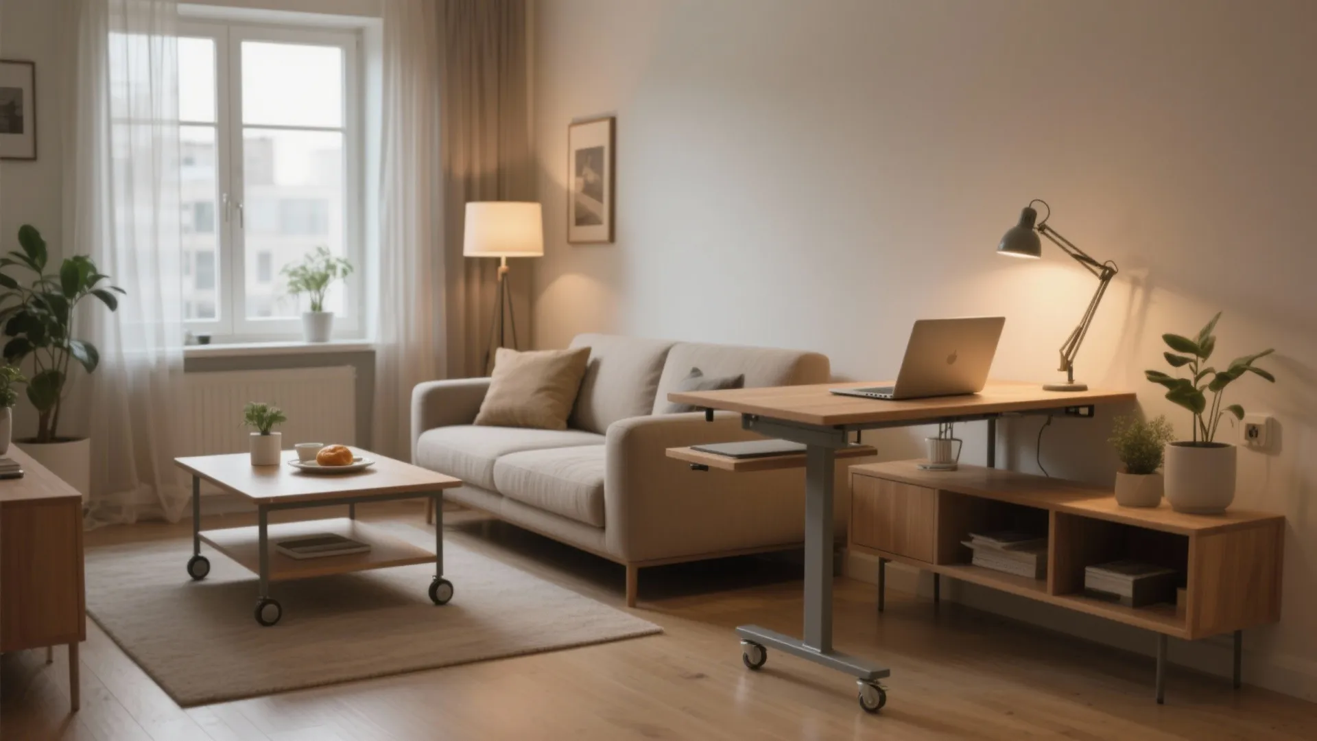 Small Table with Wheels: Space-Saving Solutions for Flexible Living: 1 Minute to Upgrade Your Space—Discover Fast-Track Mobility & Style