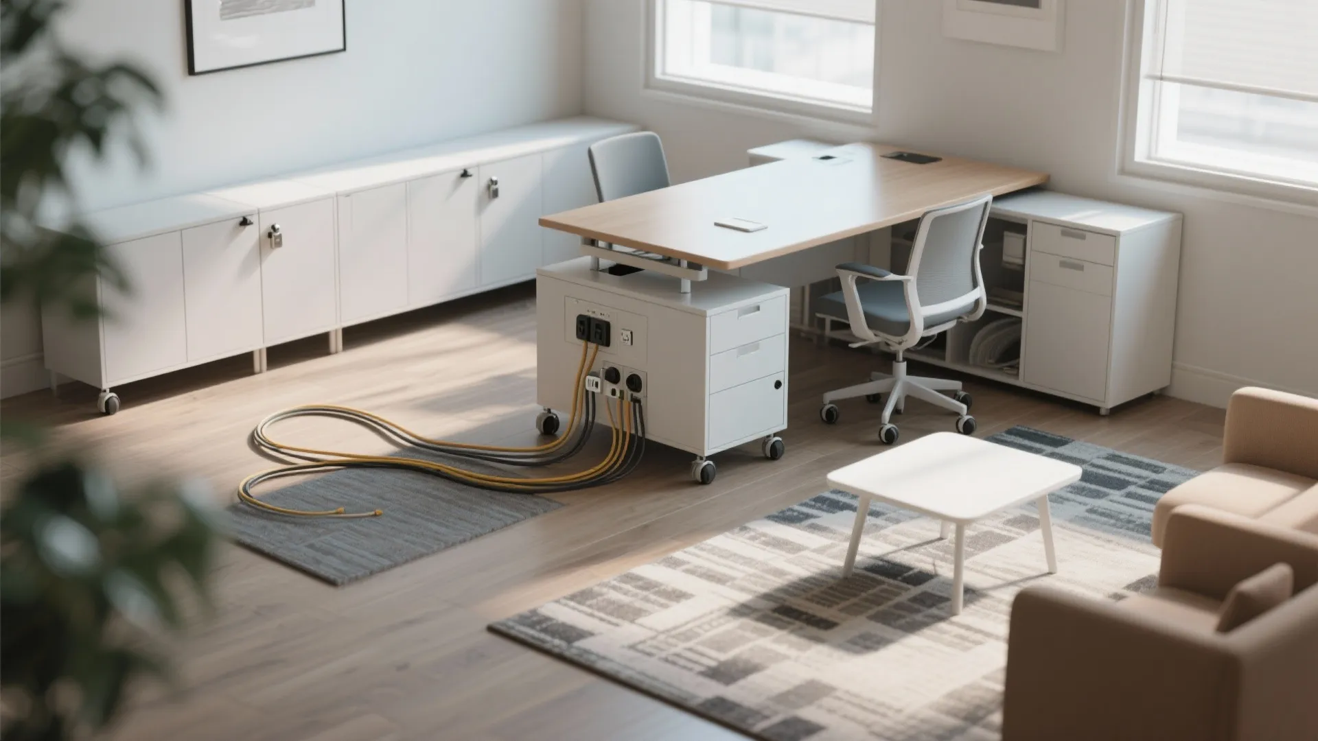 3. Mobile workstations for flexible layouts