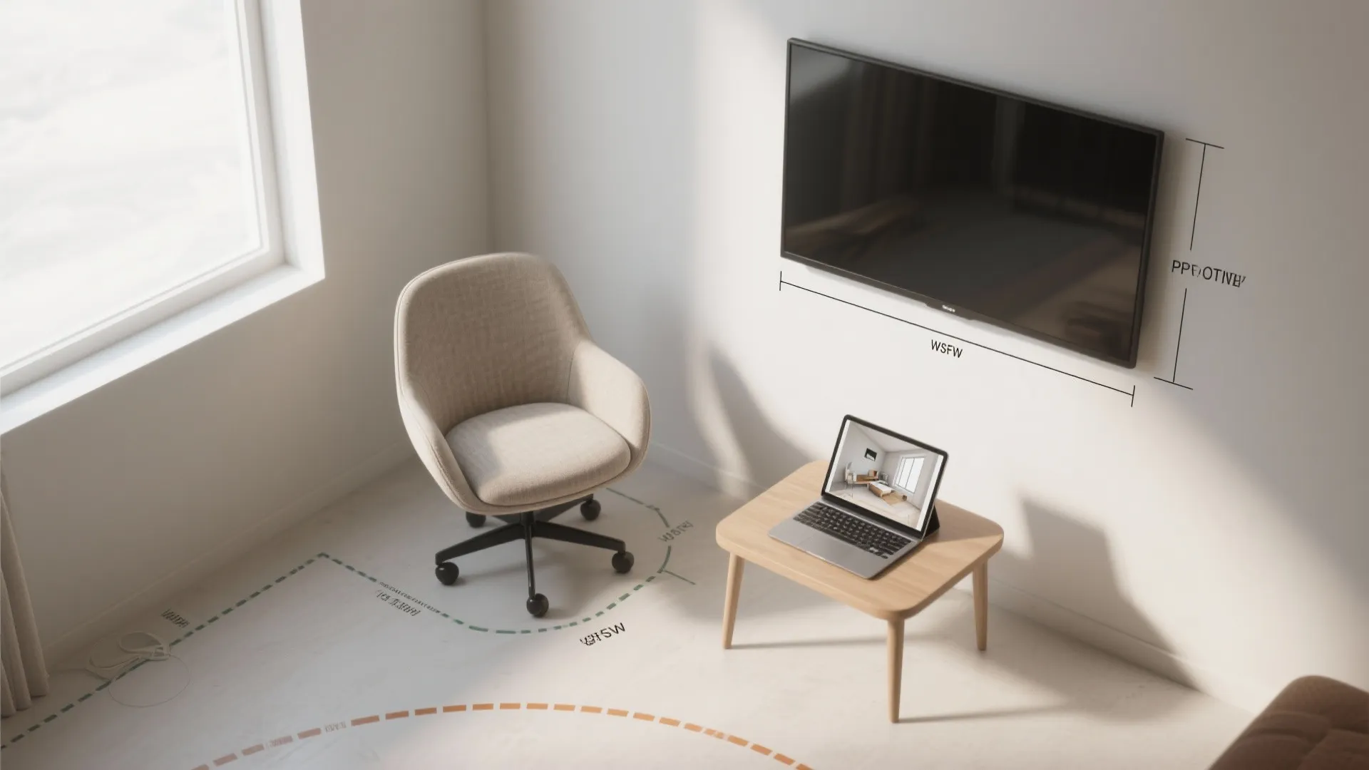 3. Petite Swivel + Visual 3D Mockup to Test Sightlines