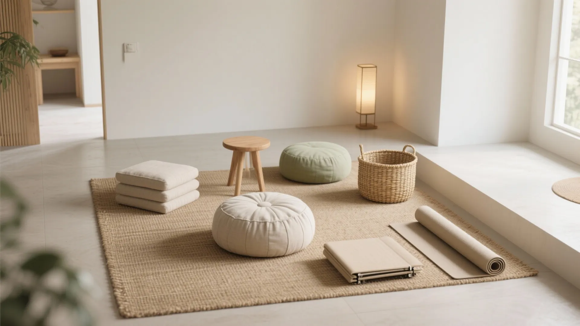 Flexible floor seating and clear zones