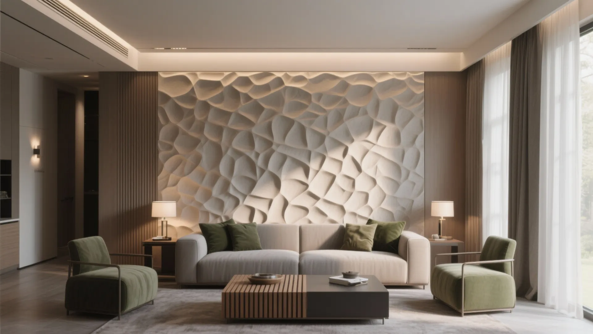 3D Wall Texture Design for Living Room: Creative Solutions for Modern Spaces: Fast-Track Guide to Transforming Your Living Room in 1 Minute