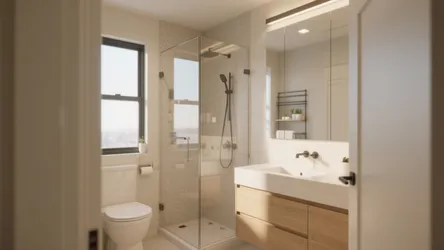 5x8 3-Piece Bathroom Layout Ideas