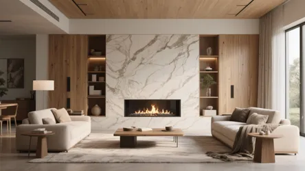 10 Living Room Accent Wall Ideas with Fireplace