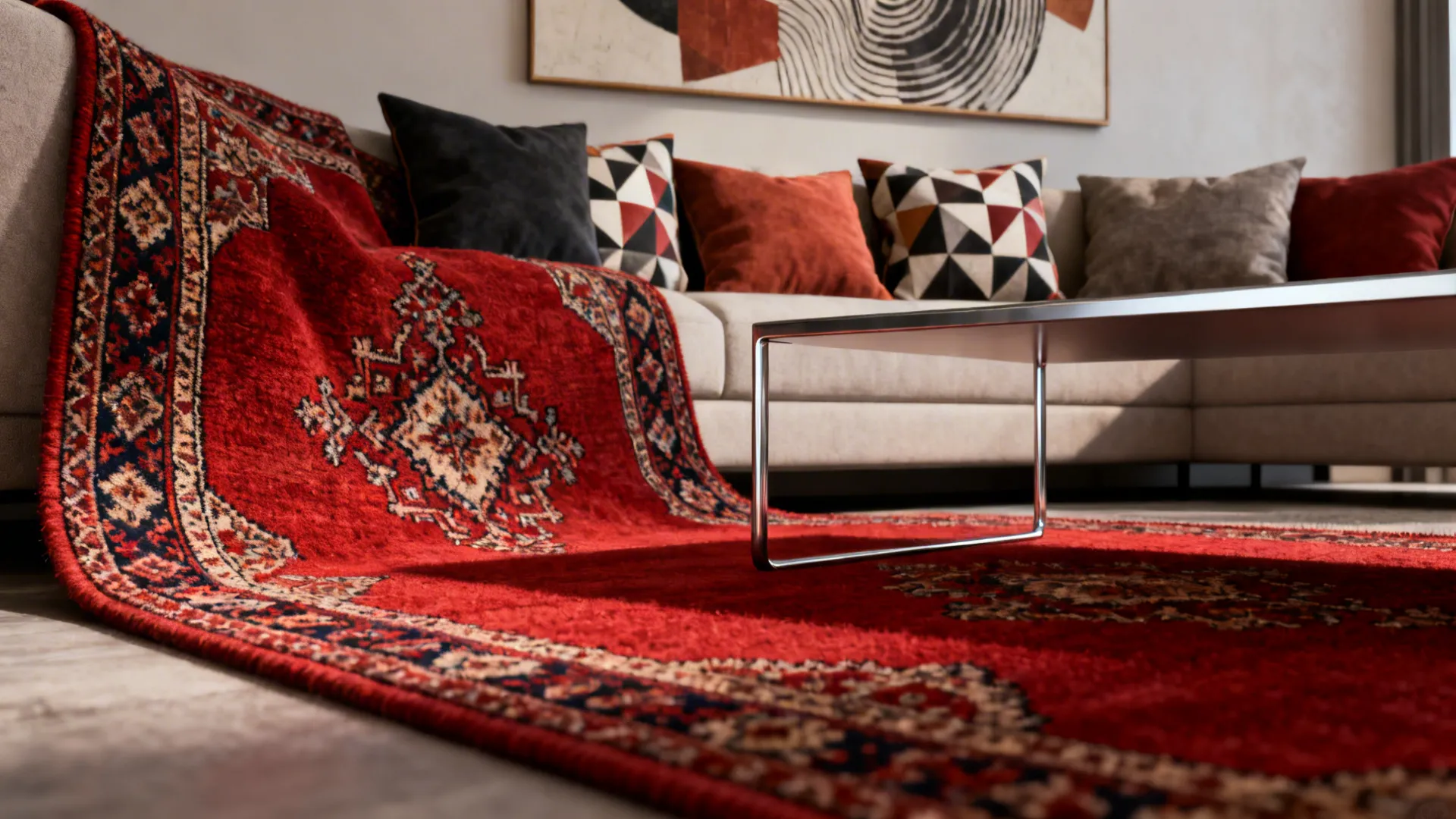 4. Use complementary accents to modernize the classic pattern