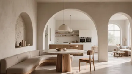 Modern Arch Design for Dining Hall: 5 Smart Ideas