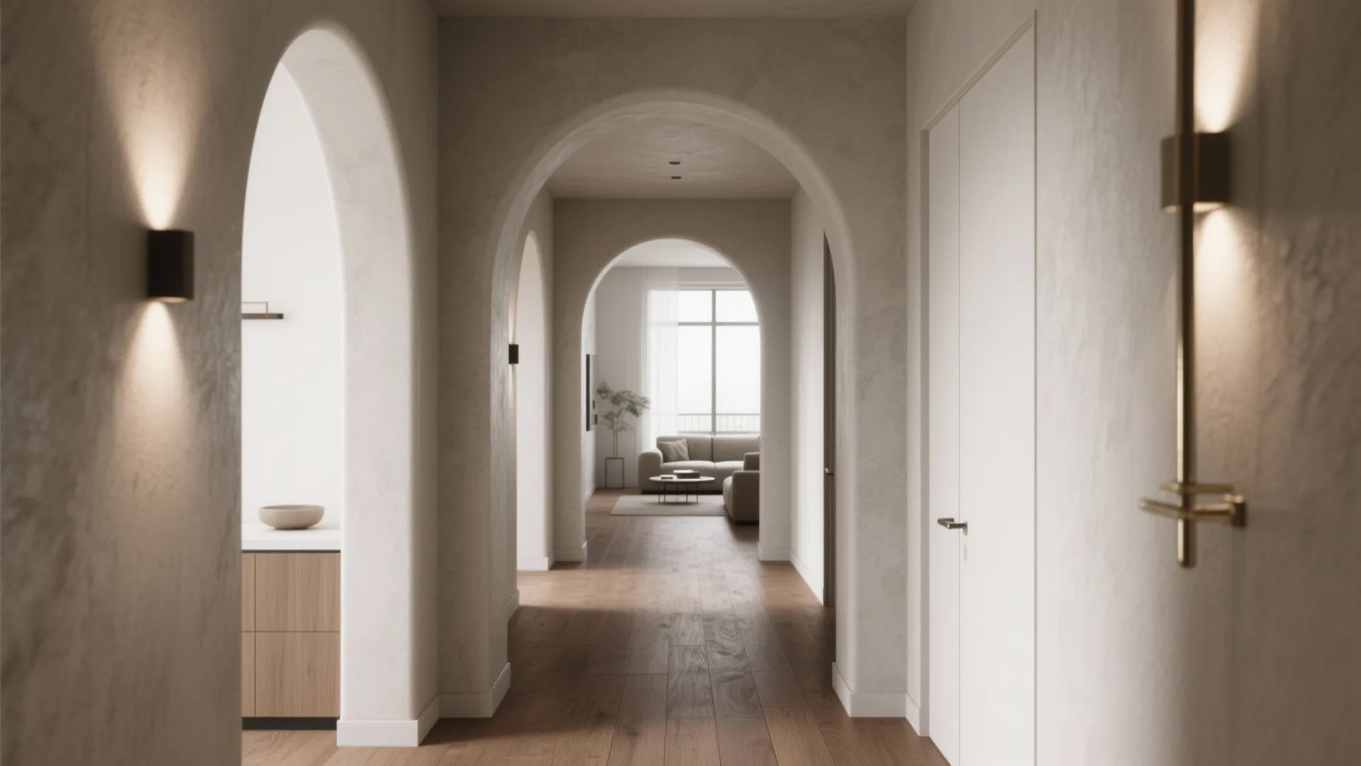 Modern Arch Design for Hall: 5 Ideas that Elevate Space: Small halls, big creativity: my 5 expert-backed ideas for modern arch design