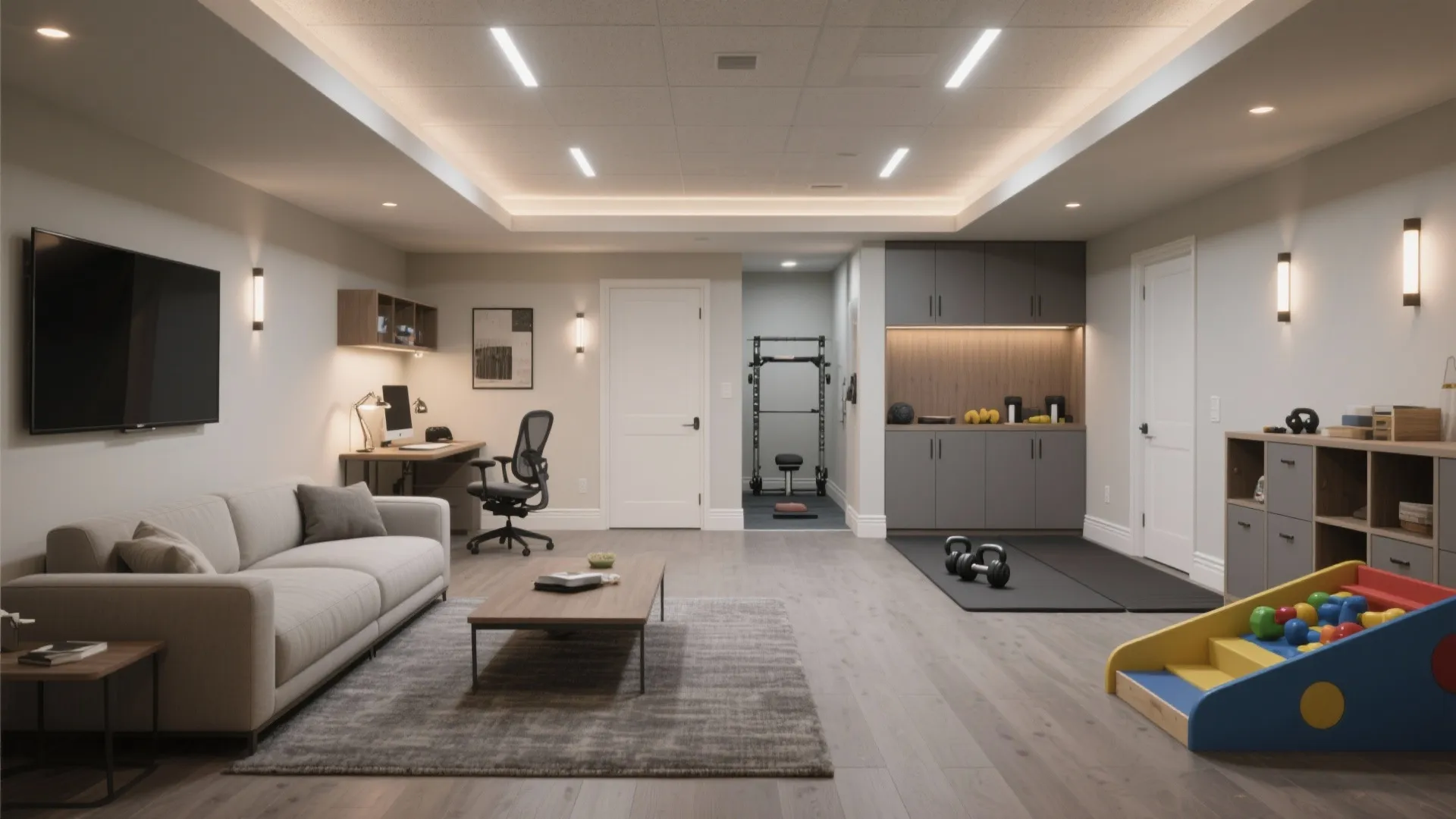 Design Your Dream Basement Online for Free: Create the Perfect Space with Coohom's Free Basement Design Tool