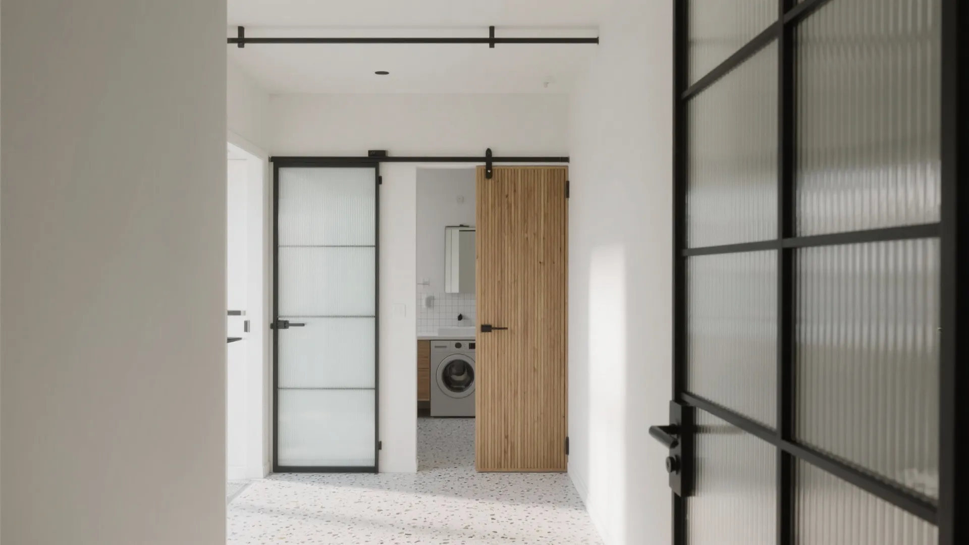 5 Bathroom Door Design Ideas That Maximize Small Spaces