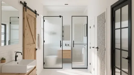 10 Modern Bathroom Door Design Ideas