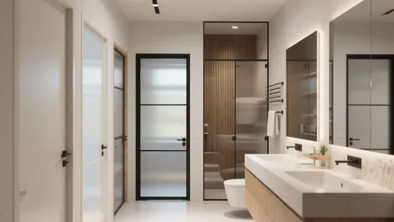 5 Modern Bathroom Door Design Ideas