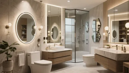 10 Modern Bathroom Mirror Designs
