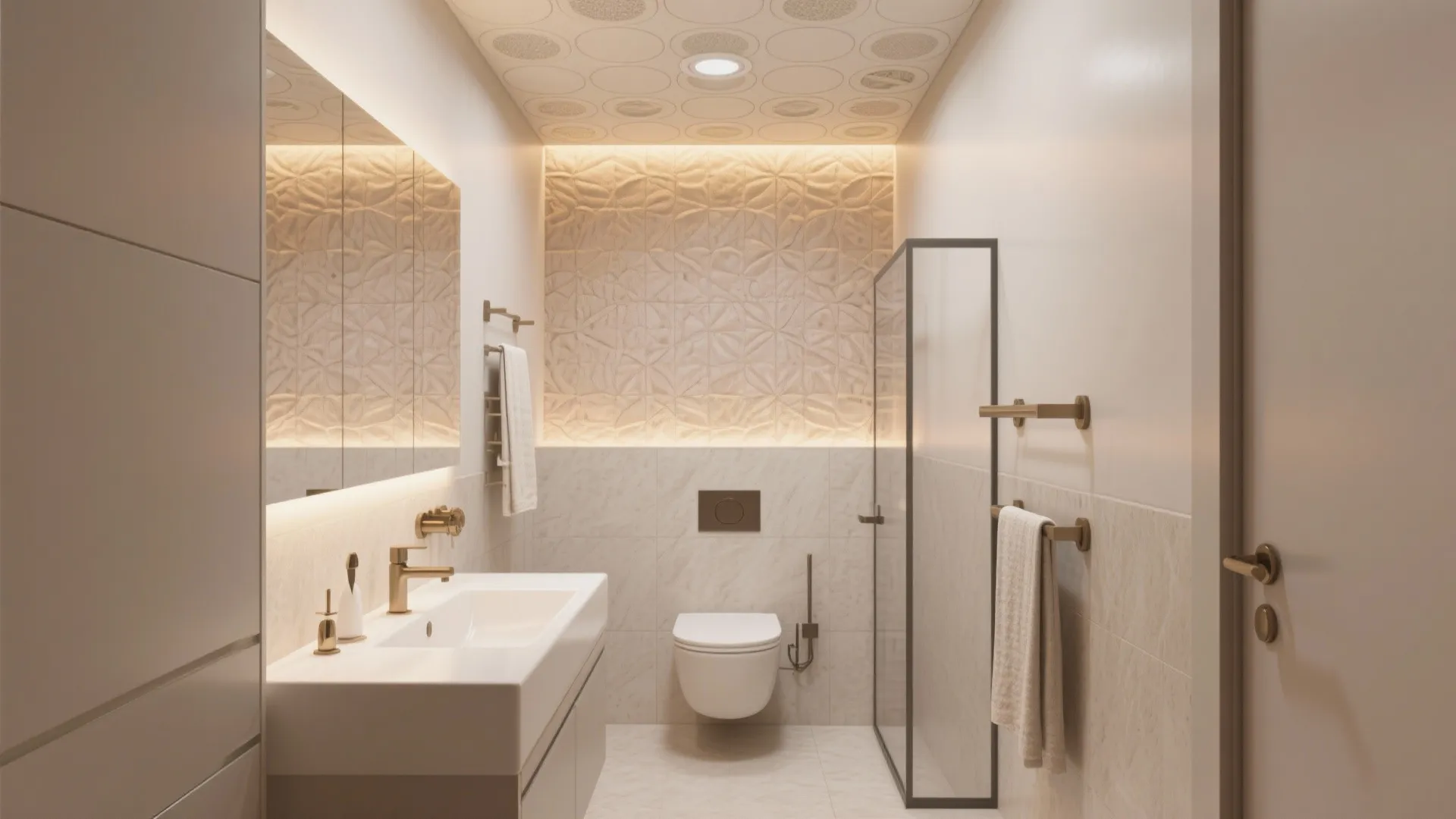 5 Inspiring Bathroom POP Design Ideas: Creative ceiling and wall inspirations for small bathrooms