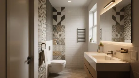 10 Creative Bathroom Tile Design Ideas