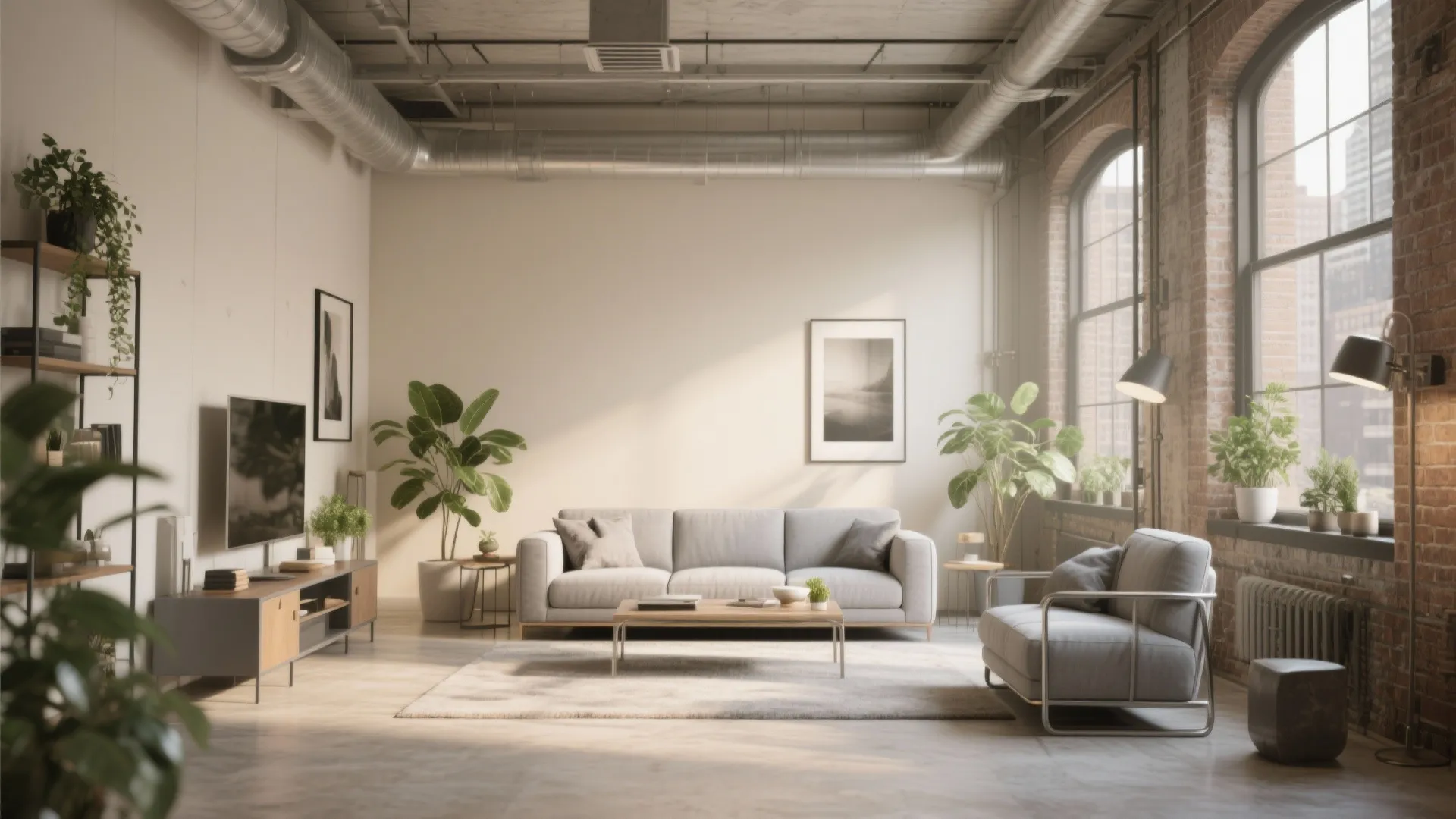 Modern Beige and Gray Blend